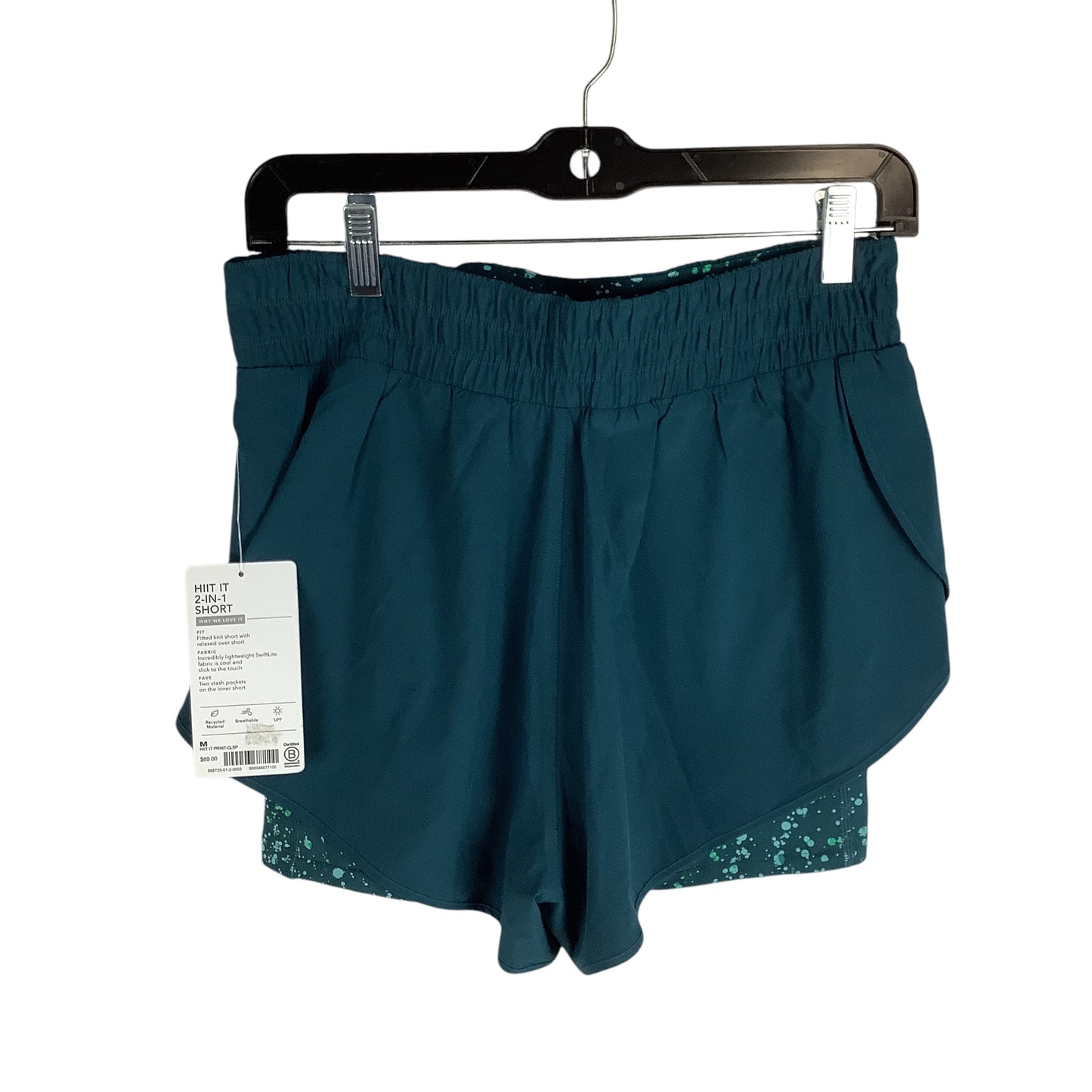 Athletic Shorts By Athleta In Green, Size: M