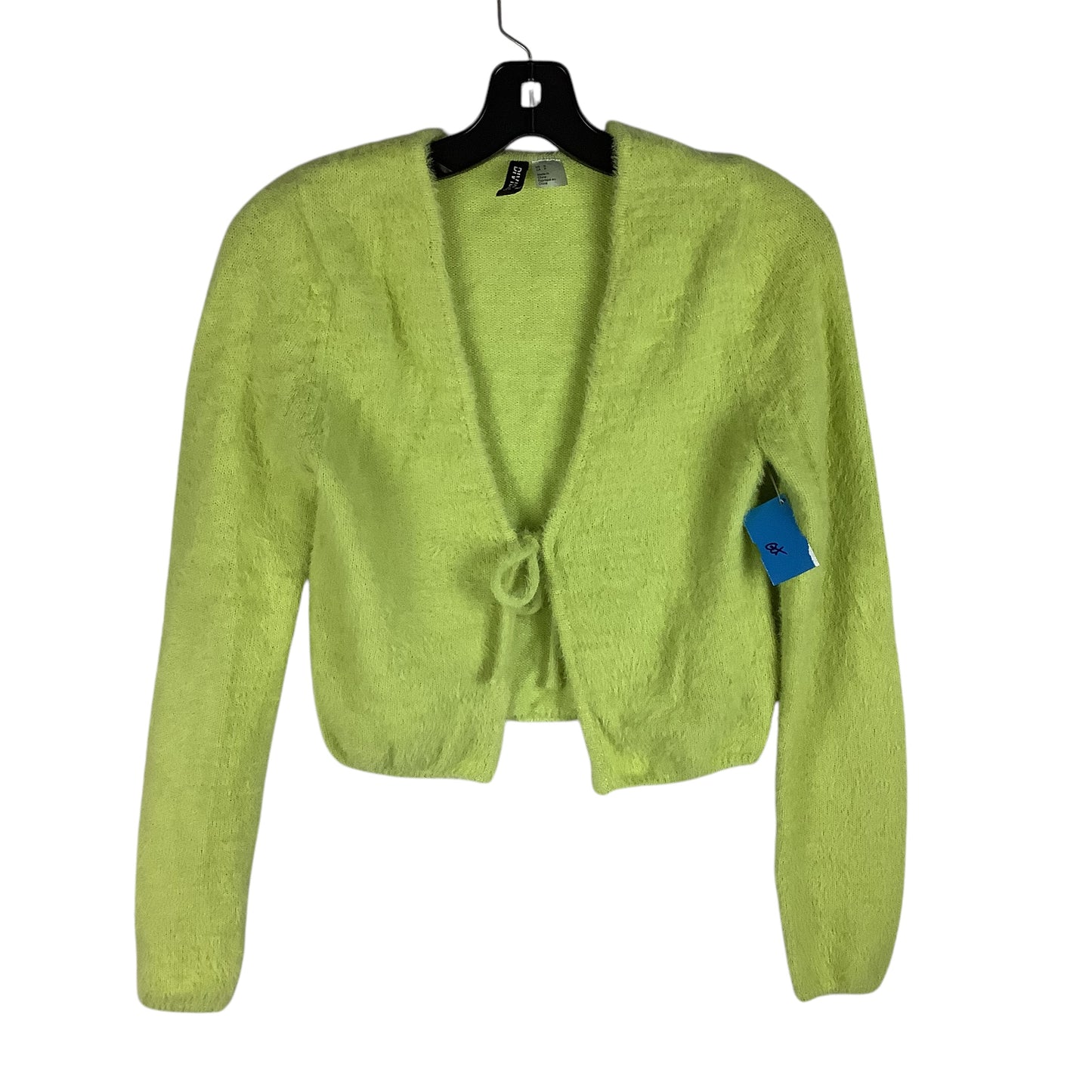 Sweater Cardigan By Divided In Yellow, Size: S