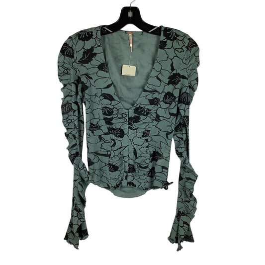 Top Long Sleeve By Free People In Green, Size: Xs