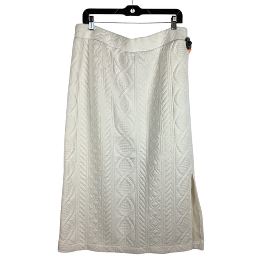 Skirt Midi By Lou And Grey In Cream, Size: Xl