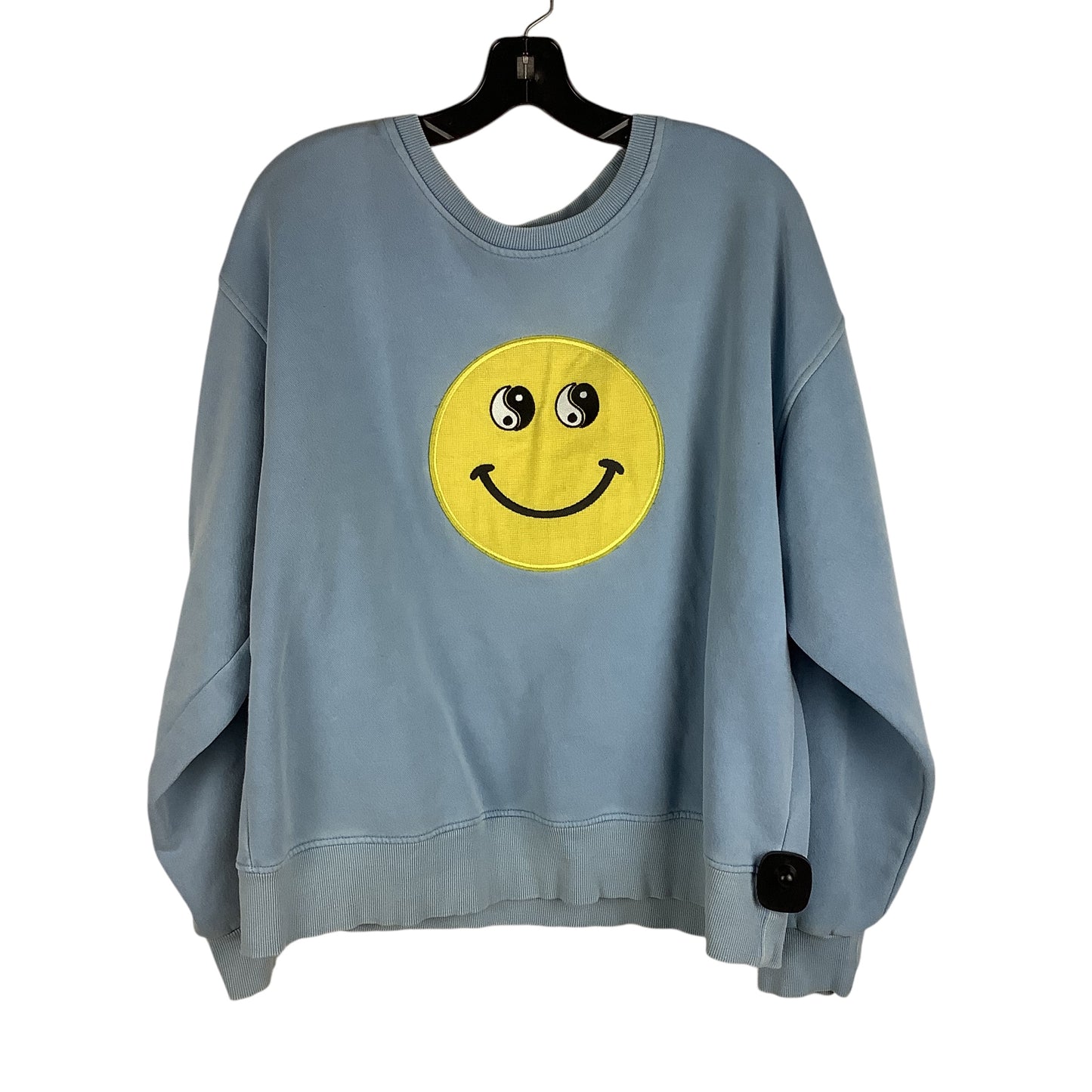 Sweatshirt Crewneck By Forever 21 In Blue, Size: 1x