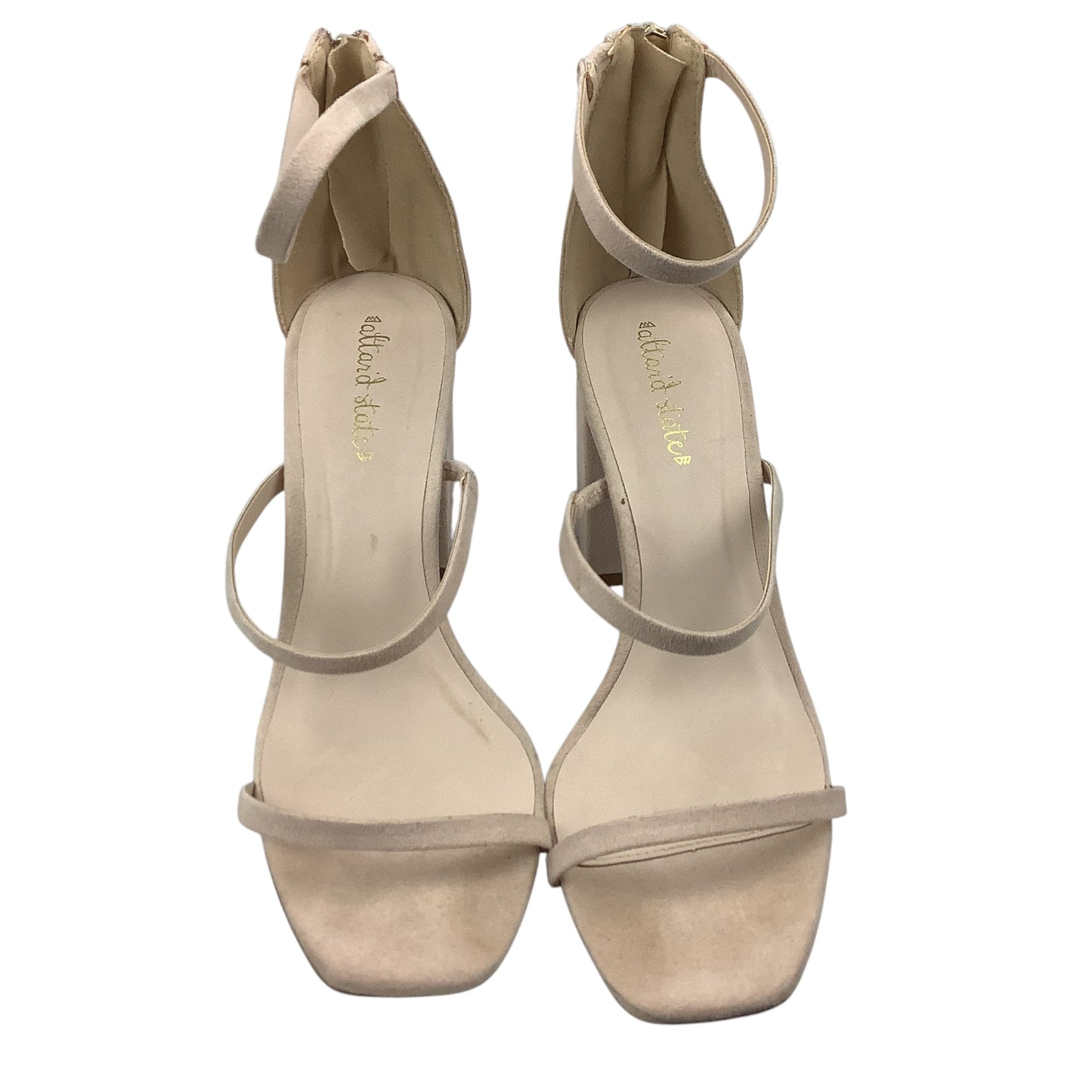 Sandals Heels Block By Altard State In Tan estimated size 8.5