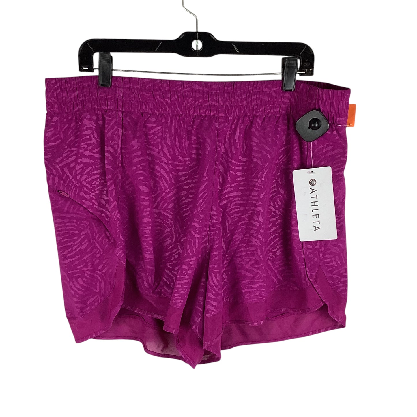 Athletic Shorts By Athleta In Pink, Size: 1x