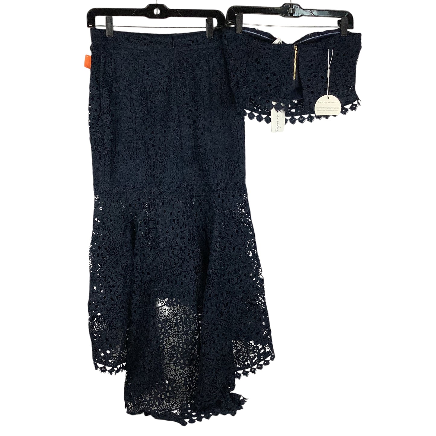 Skirt Set 2pc By Two Sisters In Navy, Size: 6/S