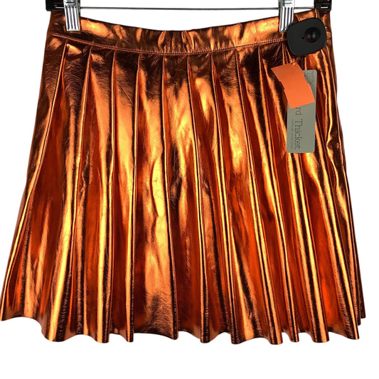 Skirt Mini & Short By Clothes Mentor In Orange, Size: M