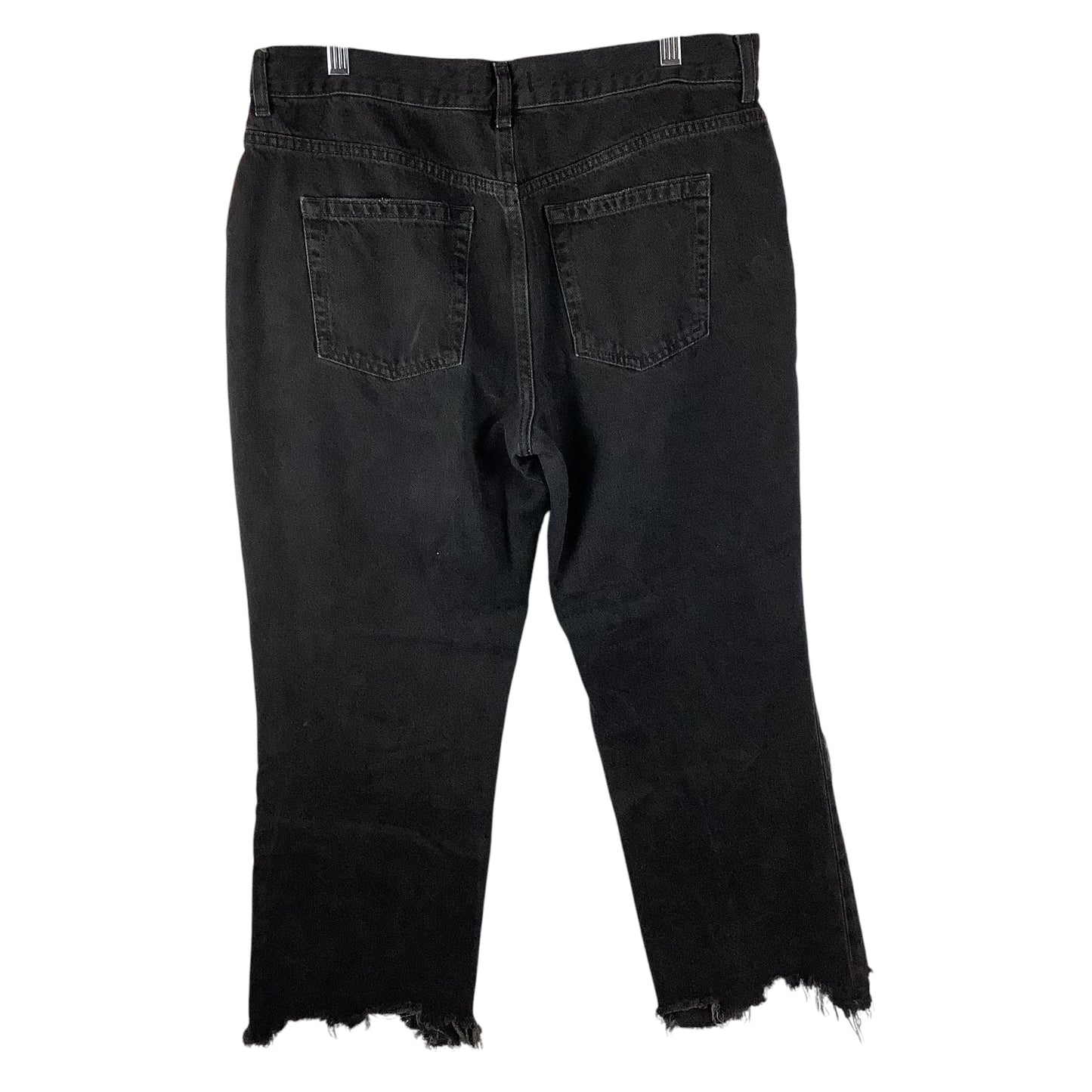 Jeans Straight By We The Free In Black Denim, Size: 10