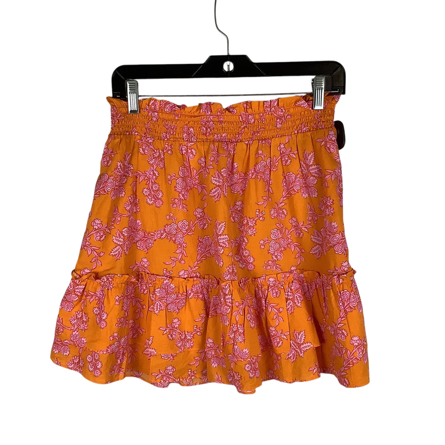 Skirt Mini & Short By J. Crew In Orange & Pink, Size: S