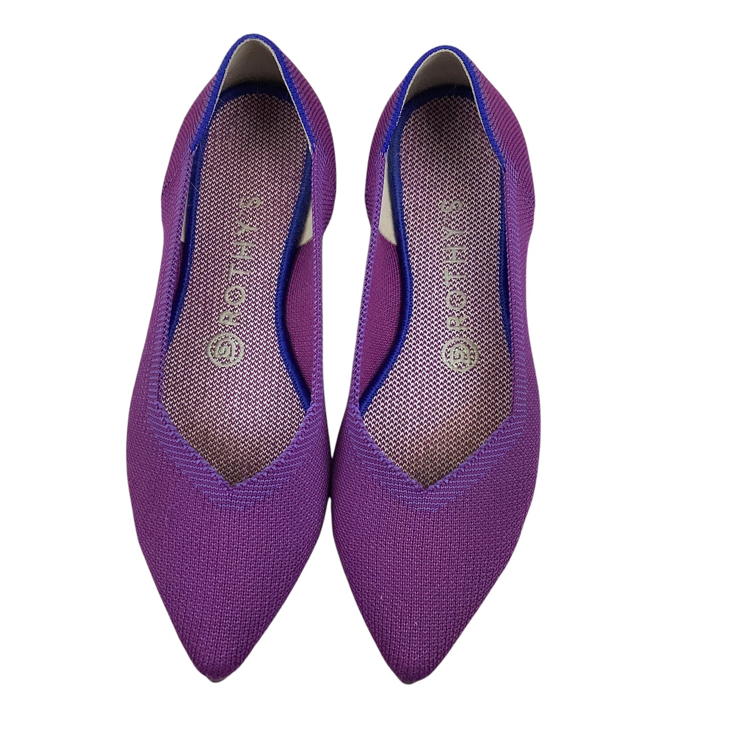 Shoes Flats By Rothys In Purple, Size: 7.5