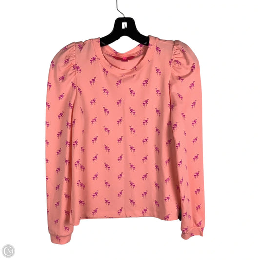 Top Long Sleeve Designer By Lilly Pulitzer In Peach, Size: Xxs