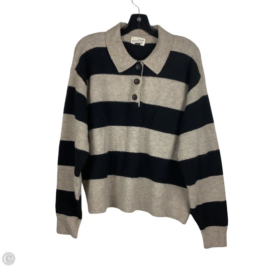 Sweater By Universal Thread In Striped Pattern, Size: Xl