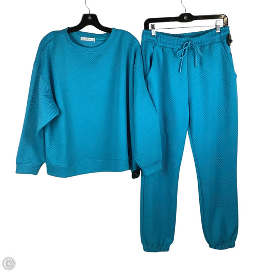 Pants Set 2pc By Clothes Mentor In Blue, Size: M