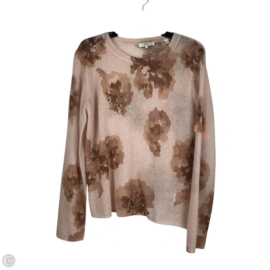 Sweater By Vince In Floral Print, Size: L