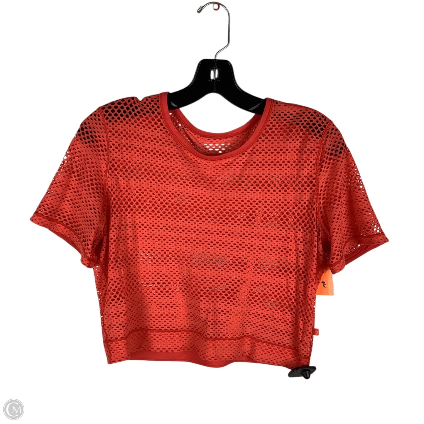 Athletic Top Short Sleeve By Lululemon In Orange Size: Est. 4