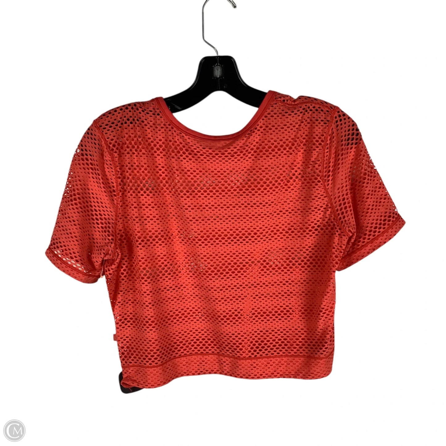 Athletic Top Short Sleeve By Lululemon In Orange Size: Est. 4