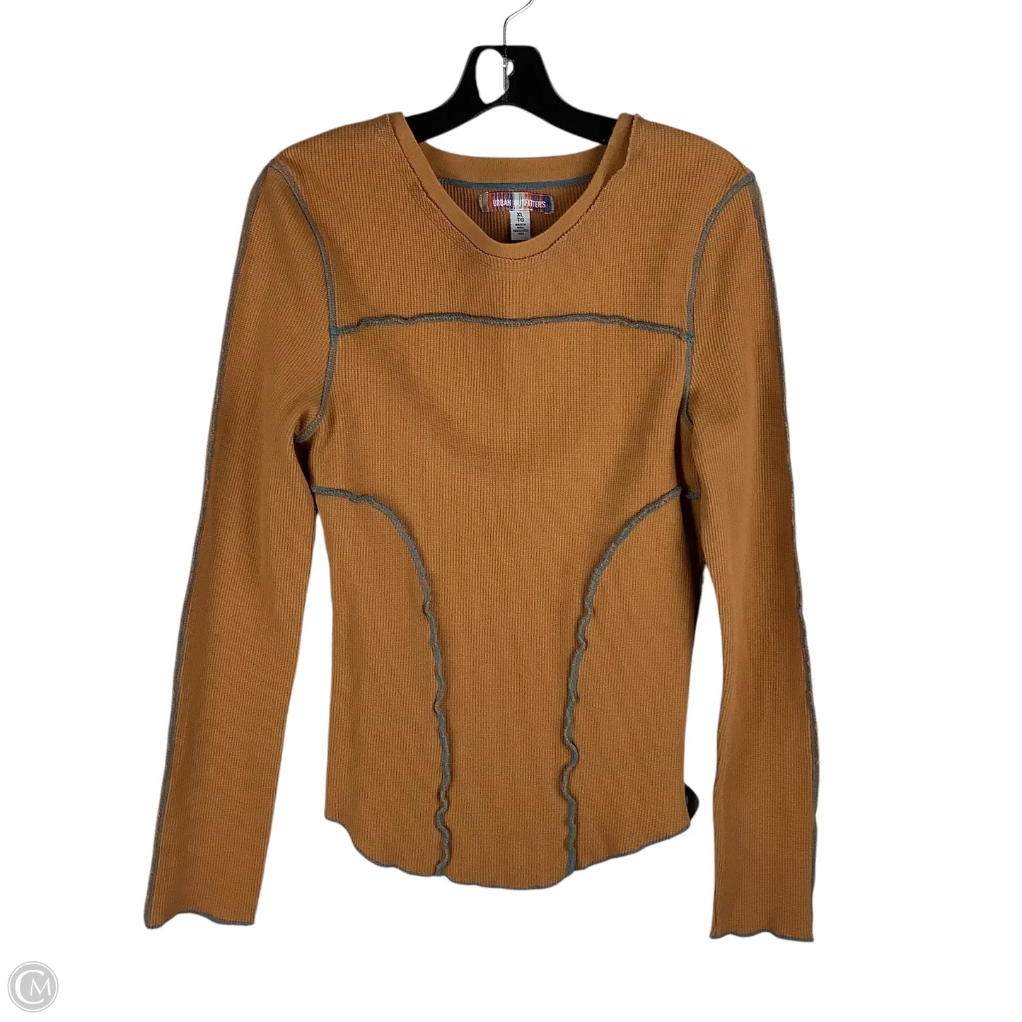 Top Long Sleeve By Urban Outfitters In Orange, Size: Xl