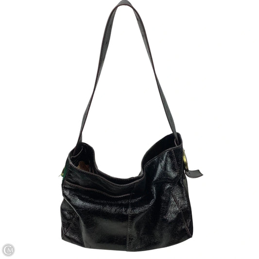 Handbag Leather By Hobo Intl, Size: Medium