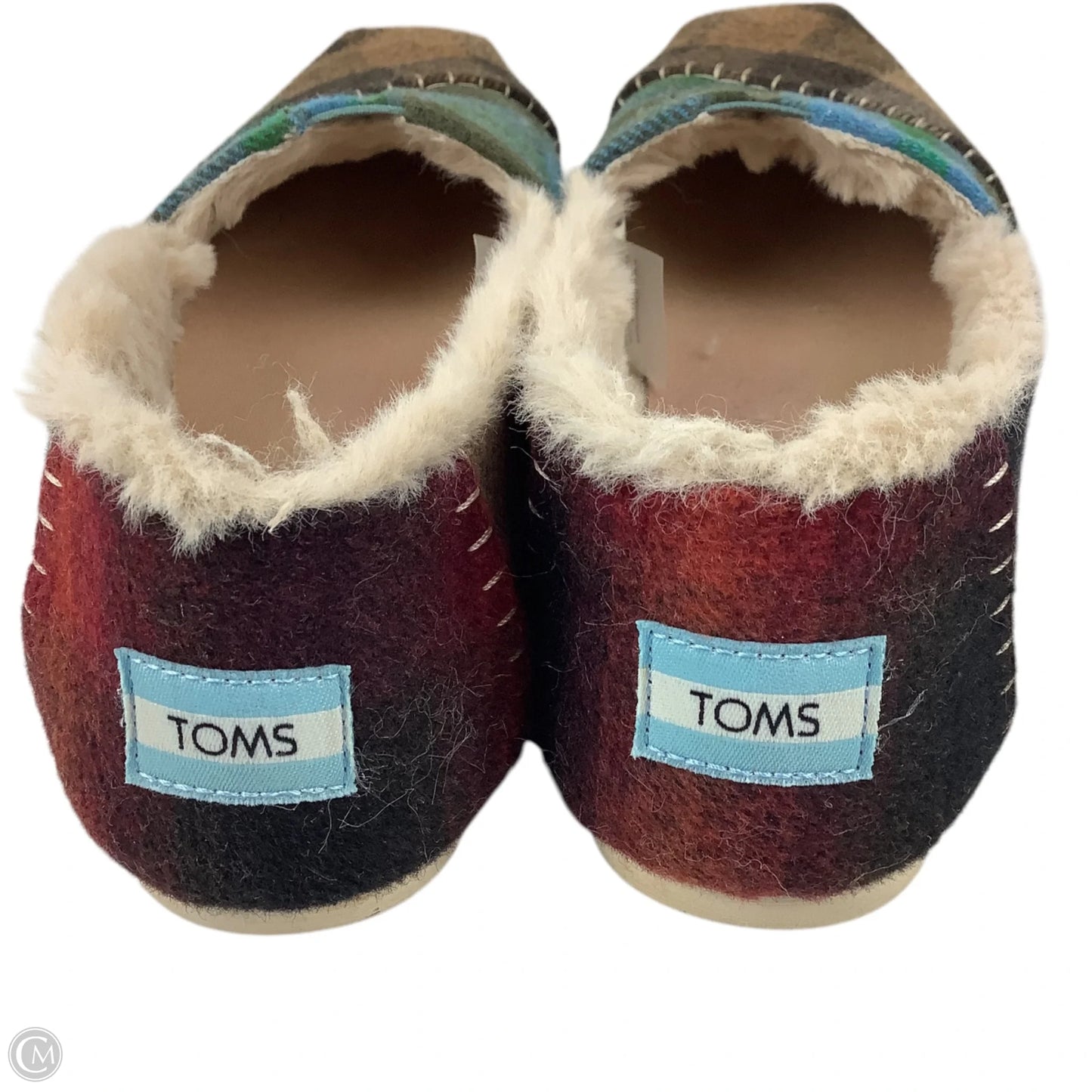 Shoes Flats By Toms In Green, Size: 6.5