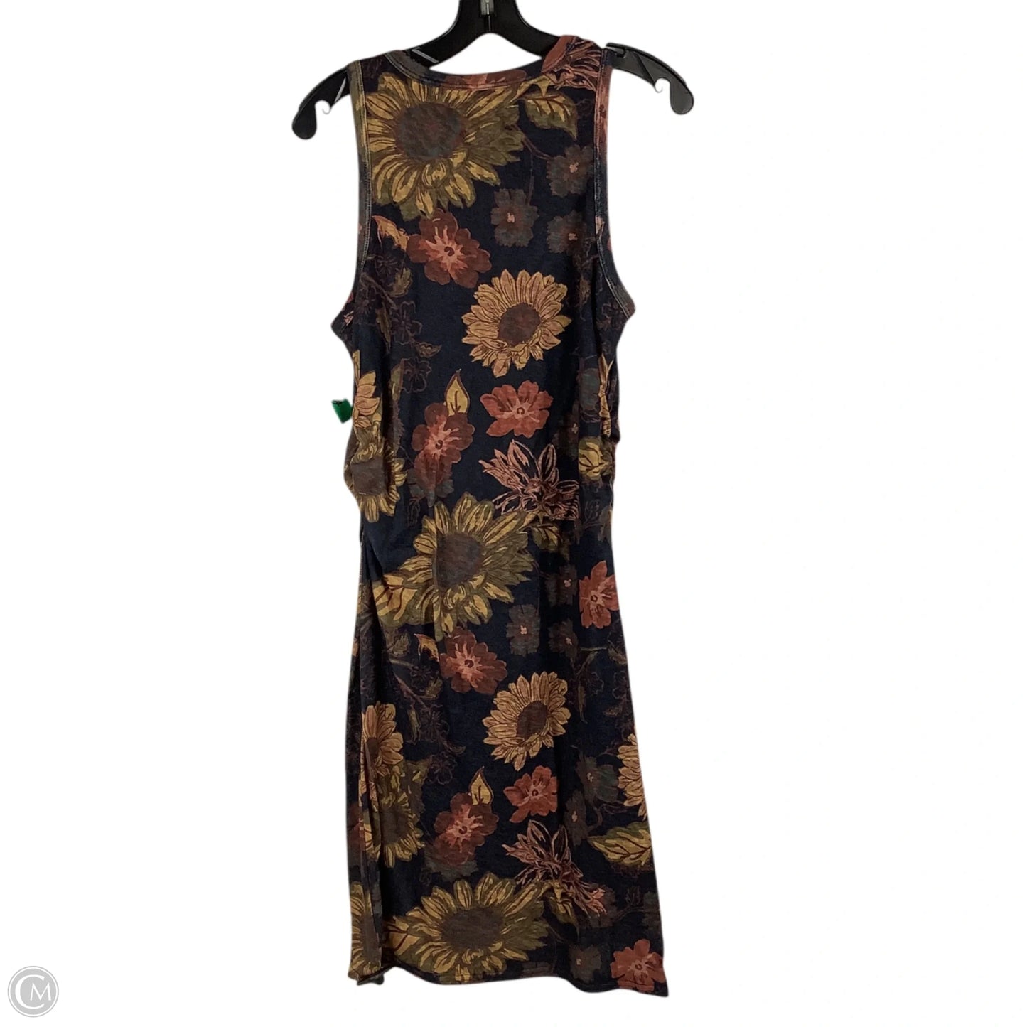 Dress Casual Midi By Cmc In Floral Print, Size: L