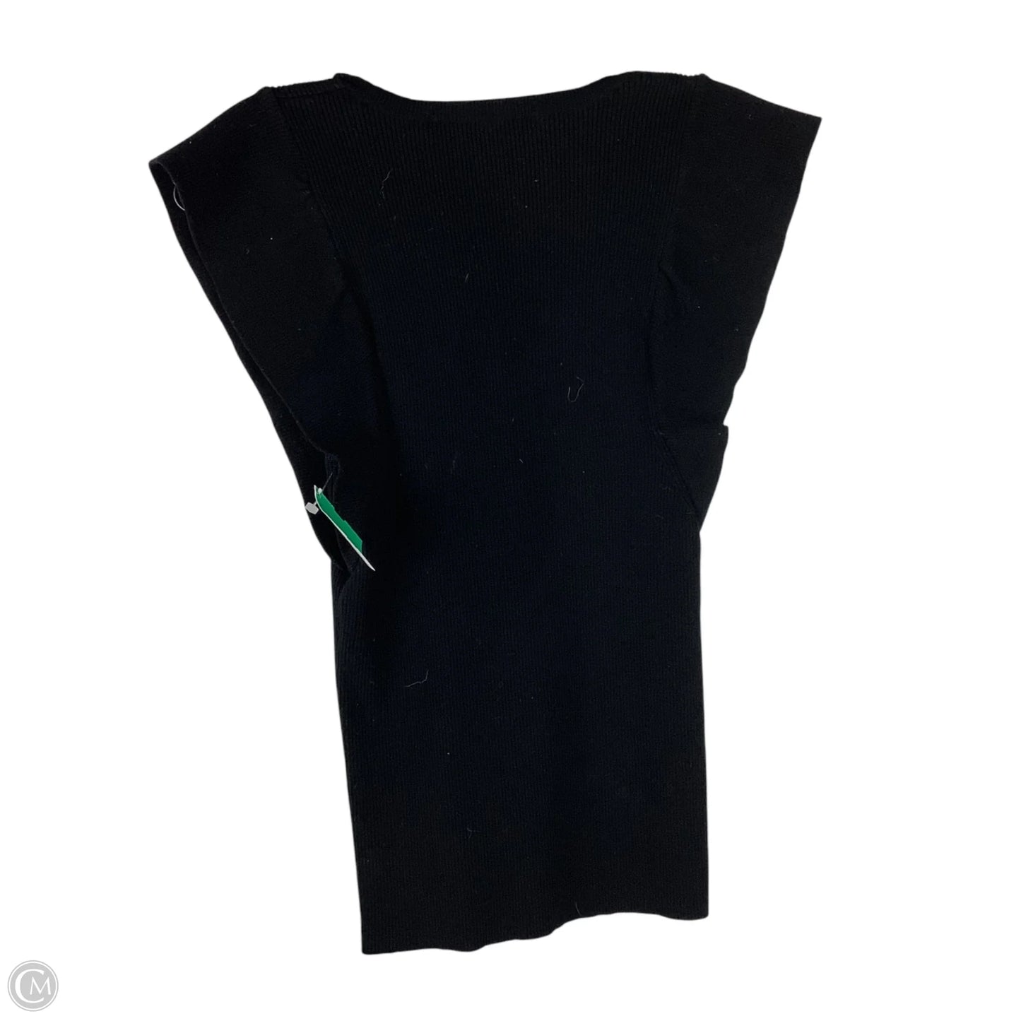 Top Short Sleeve By Cmc In Black, Size: M