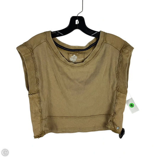 Top Sleeveless By Pilcro In Yellow, Size: Xs