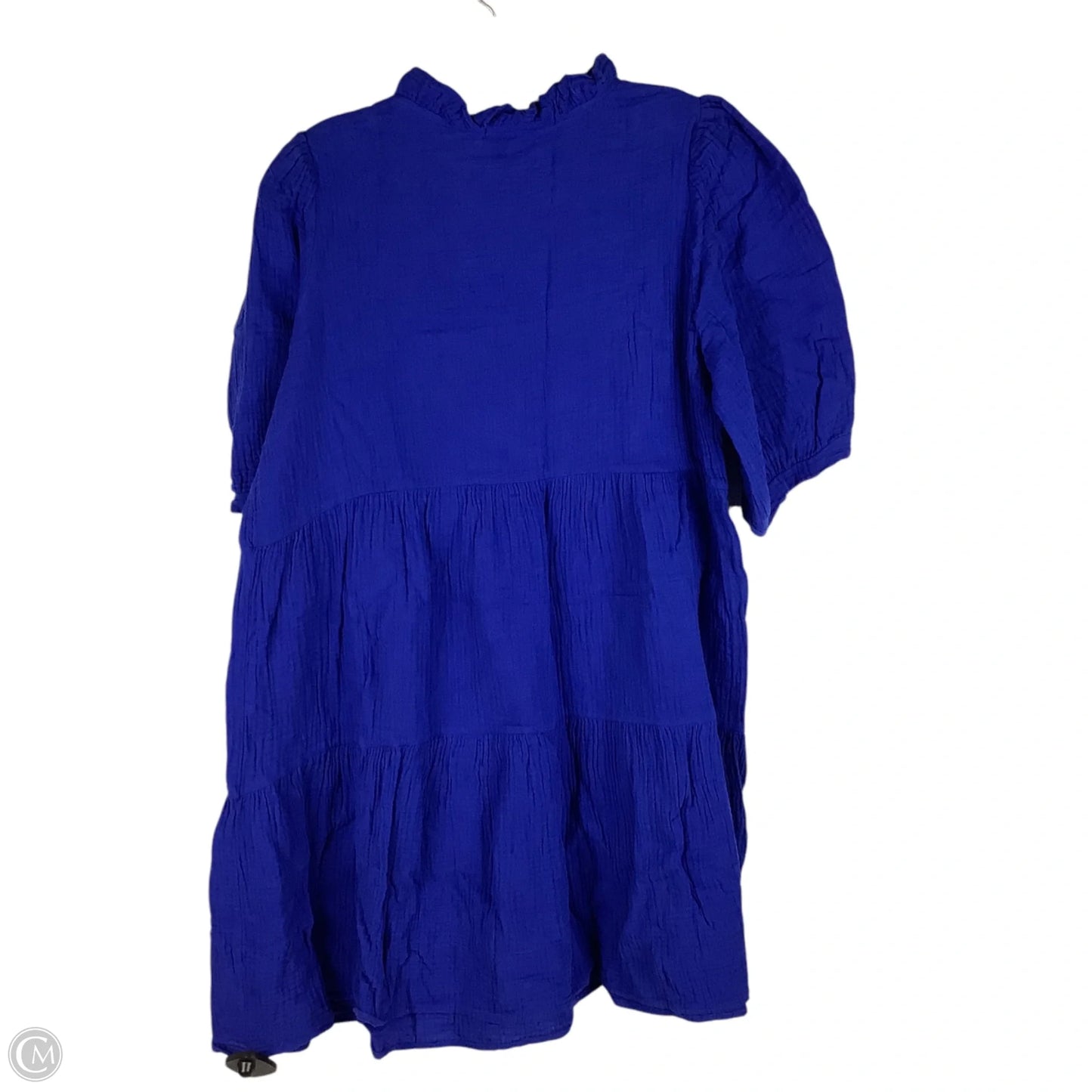 Dress Casual Short By Clothes Mentor In Blue, Size: Est. M