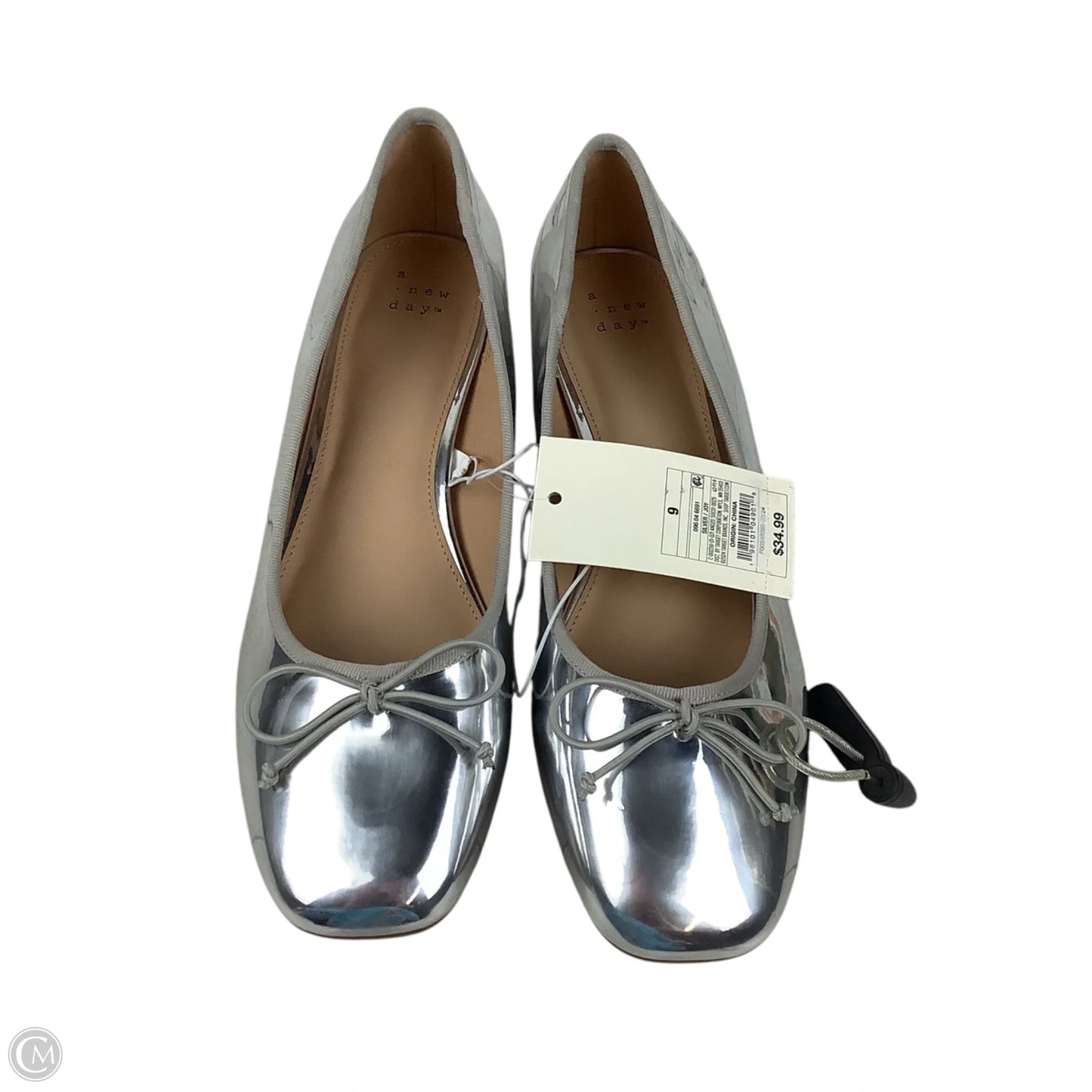Shoes Heels Block By A New Day In Silver, Size: 9