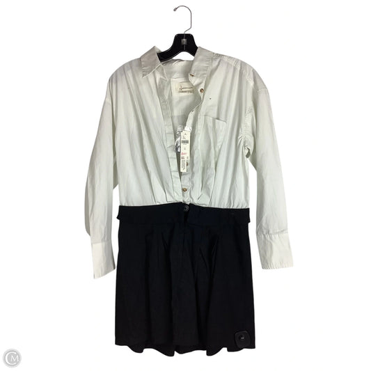 Dress Casual Short By Anthropologie In Black & White, Size: Xs