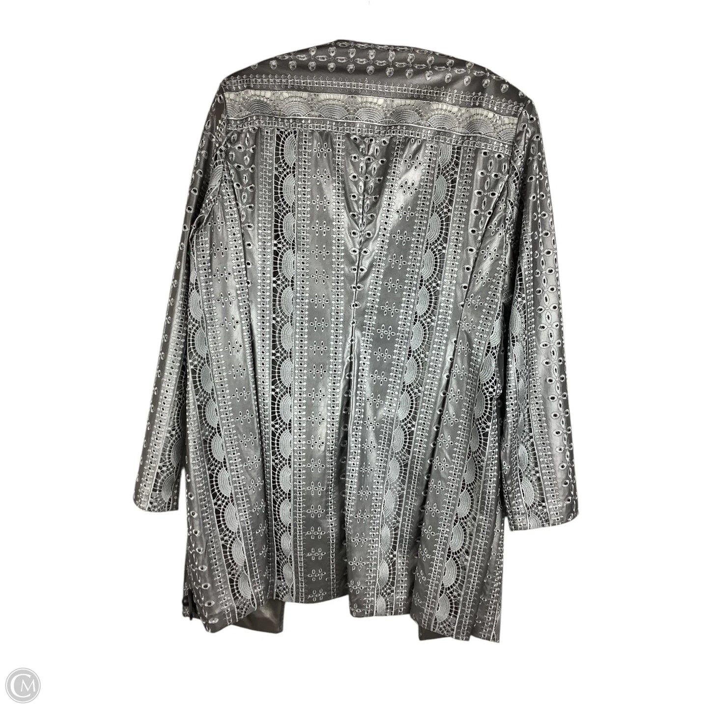 Jacket Other By Peter Nygard In Silver, Size: 16