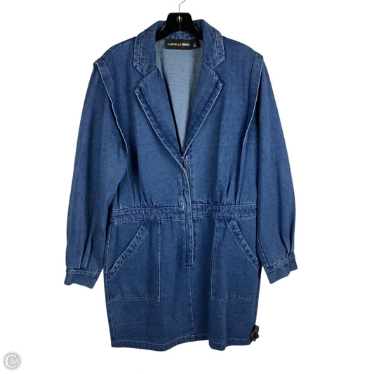 Dress Casual Short By Cmc In Blue Denim, Size: L
