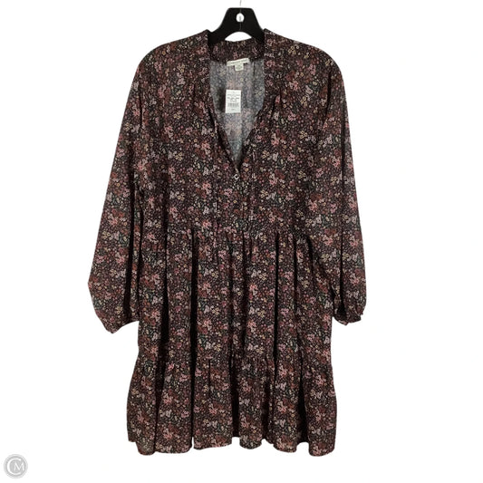 Dress Casual Short By American Eagle In Floral Print, Size: L