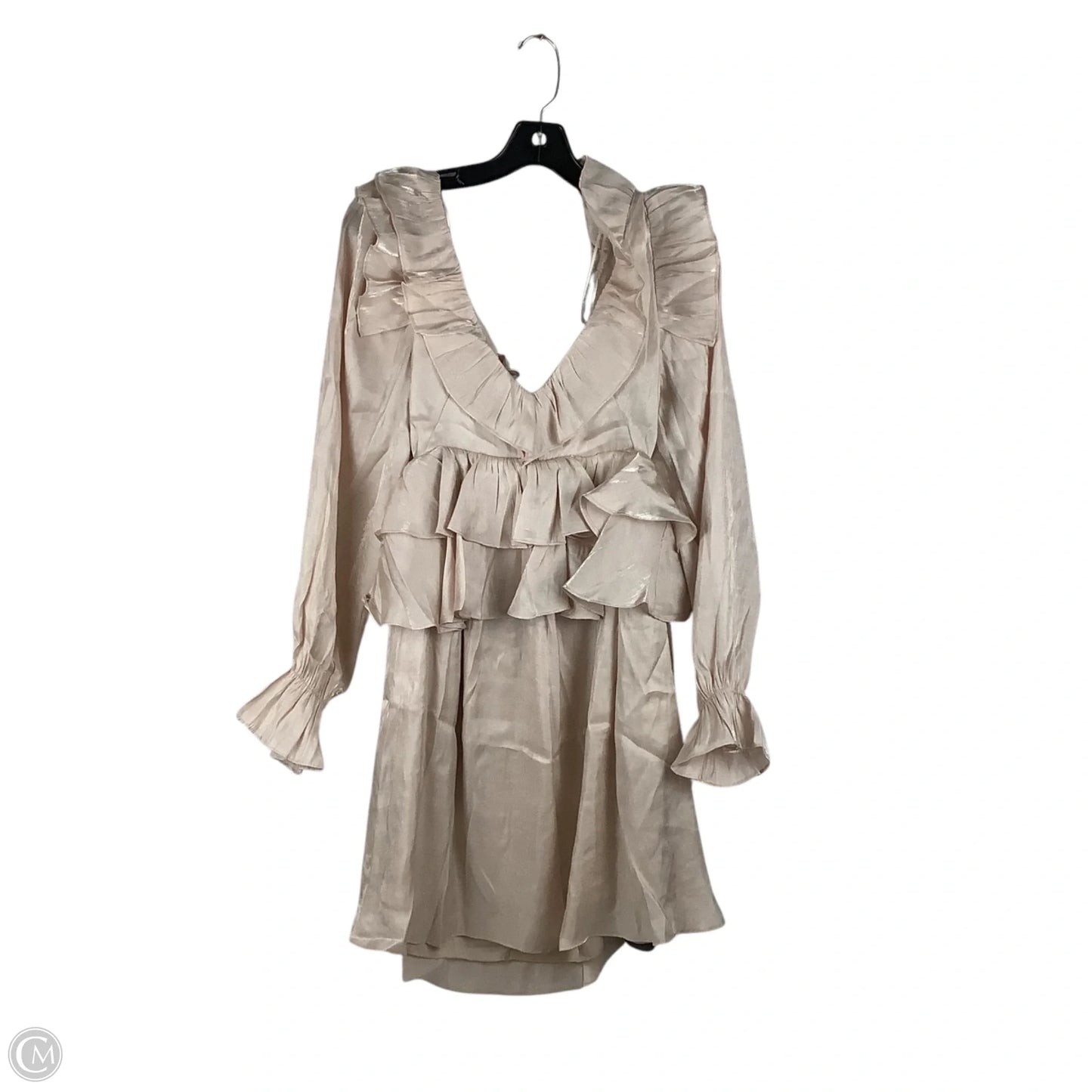 Dress Party Midi By 4s13nna In Tan, Size: M