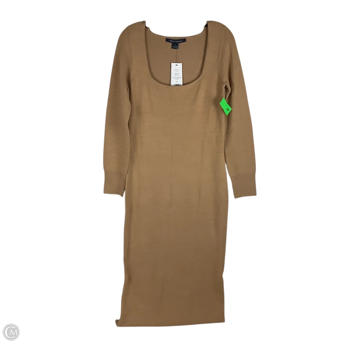 Dress Sweater By French Connection In Brown, Size: L