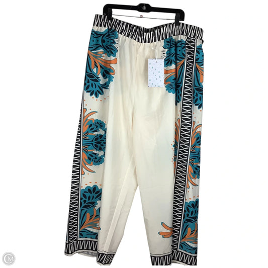 Pants Wide Leg By Sweet Rain In Cream, Size: 3x
