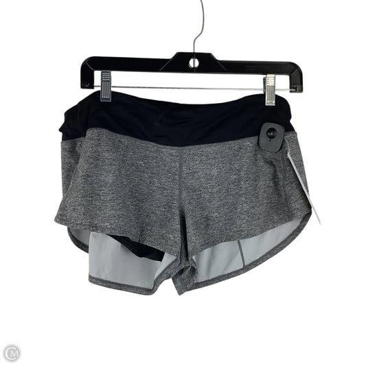 Athletic Shorts By Lululemon In Grey, Size: 8