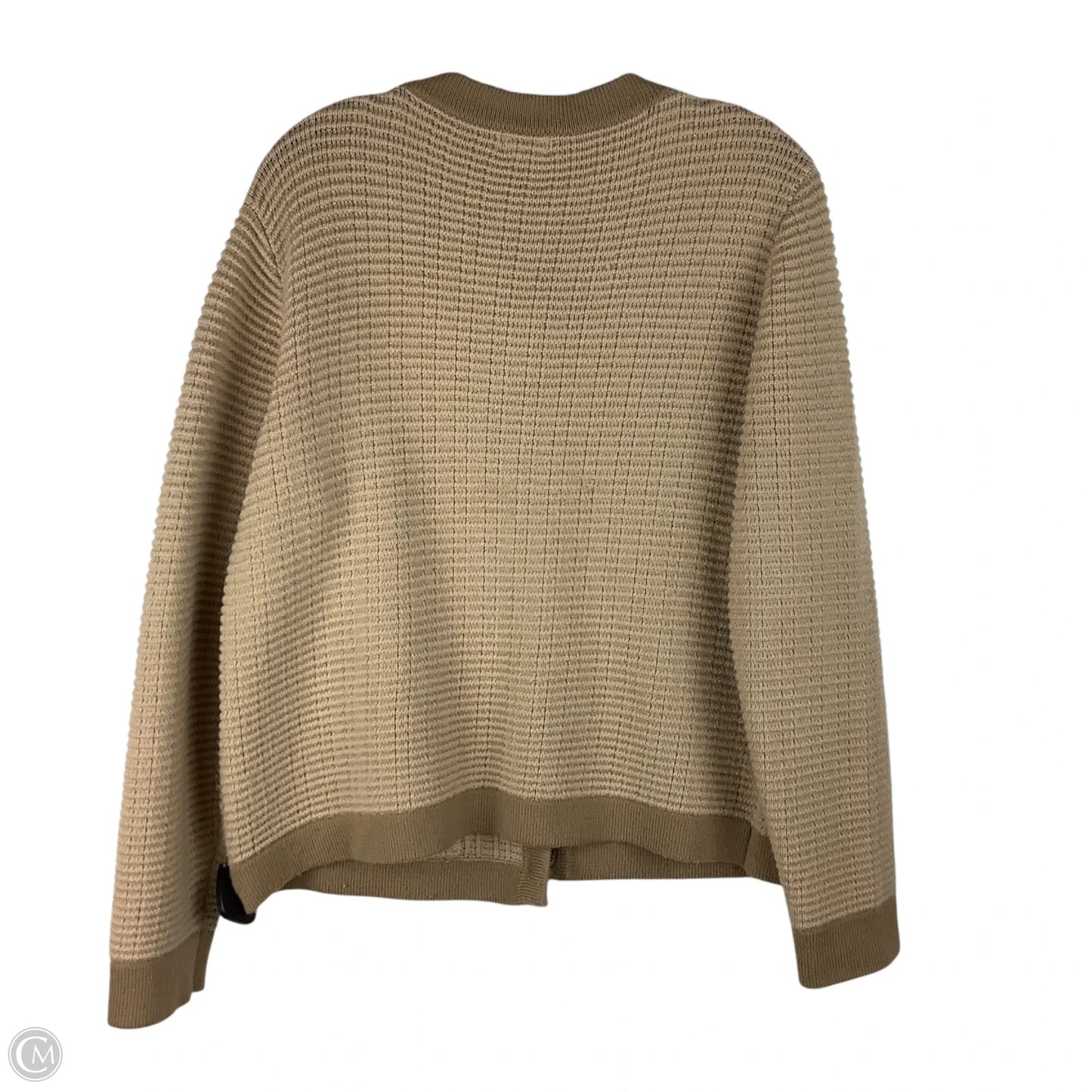 Sweater Cardigan By Spartina In Brown, Size: M