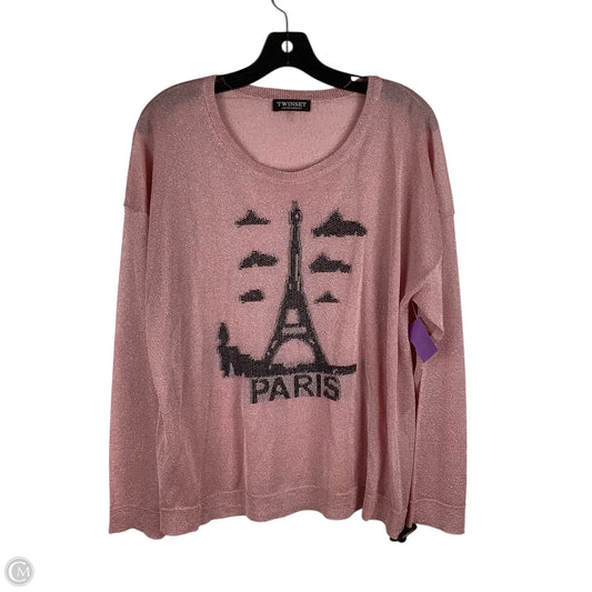 Top Long Sleeve By Cmc In Pink, Size: Xl
