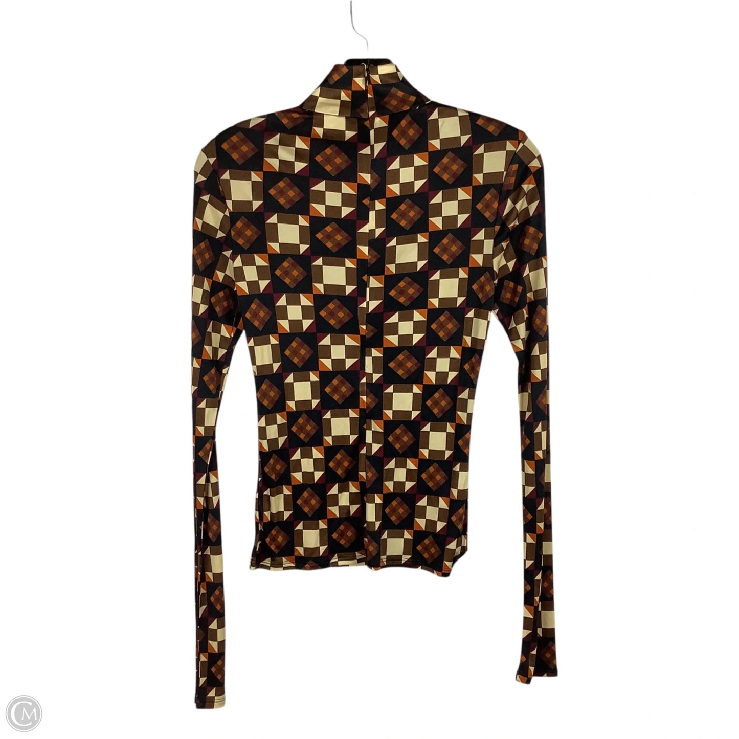 Top Long Sleeve By Cma In Geometric Pattern, Size: S