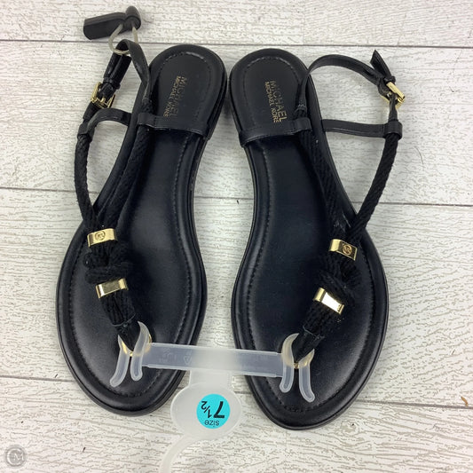 Sandals Flats By Michael By Michael Kors In Black, Estimated Size 7.5