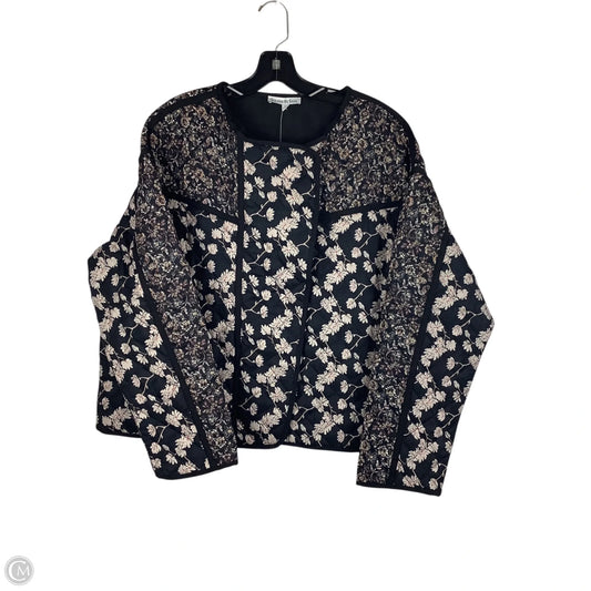 Jacket Puffer & Quilted By Cmc In Floral Print, Size: L
