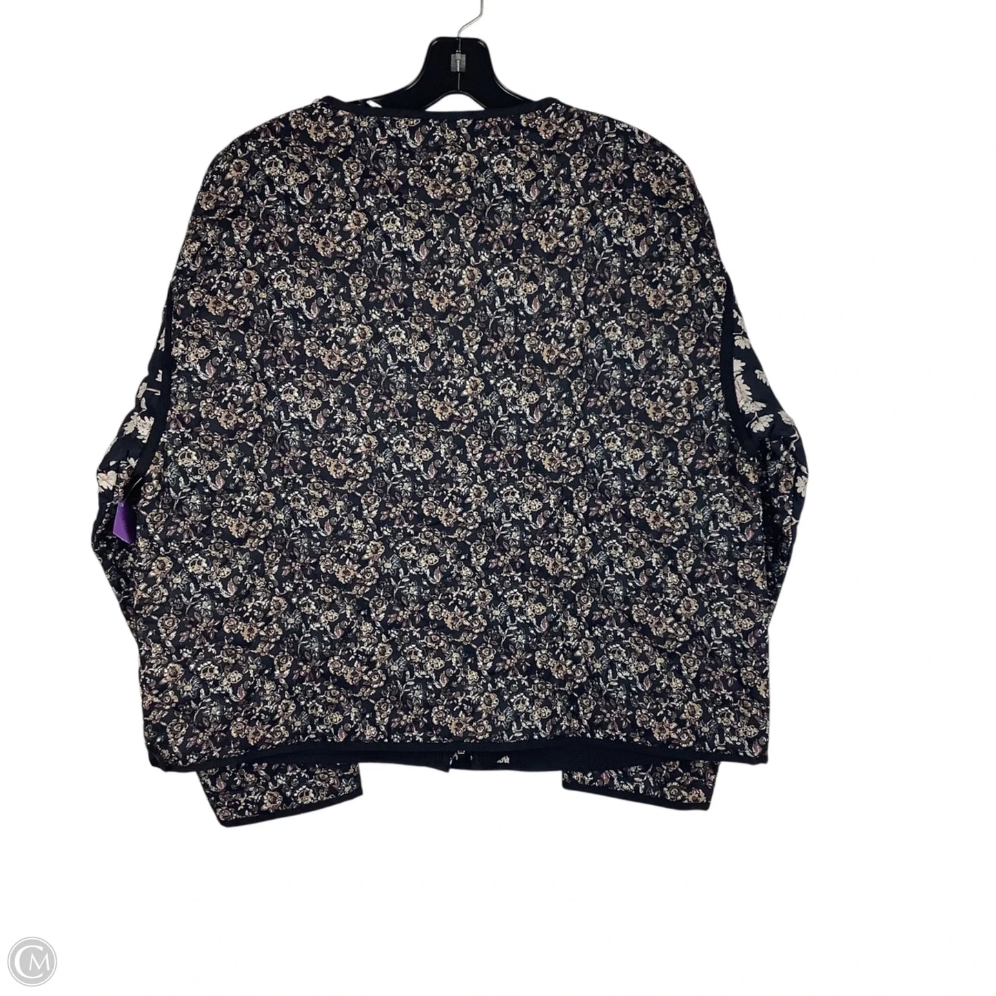 Jacket Puffer & Quilted By Cmc In Floral Print, Size: L
