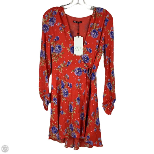 Dress Casual Short By Zara In Red, Size: S