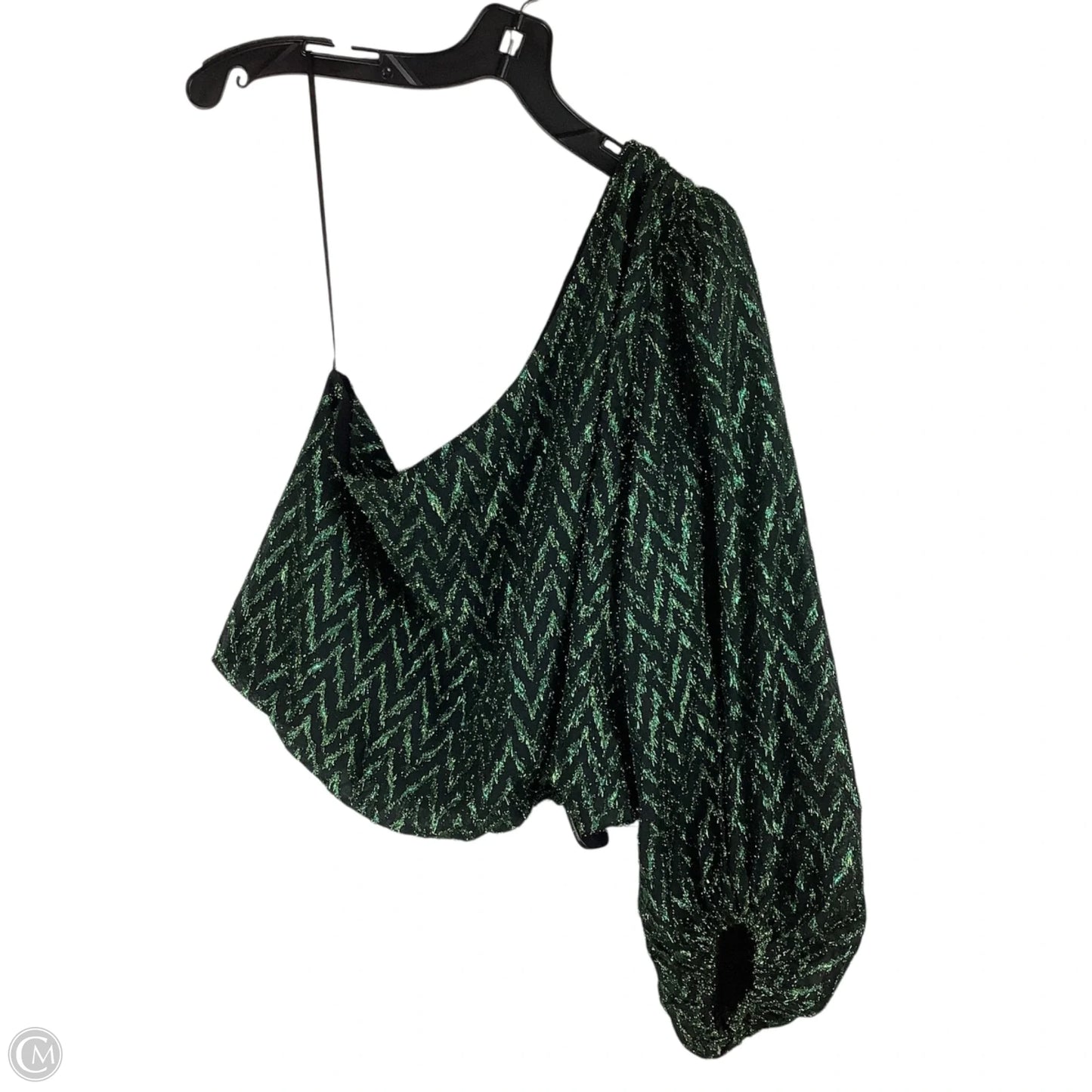 Top Long Sleeve By Astr The Label In Green, Size: L