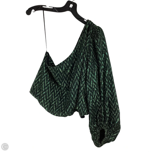 Top Long Sleeve By Astr The Label In Green, Size: L