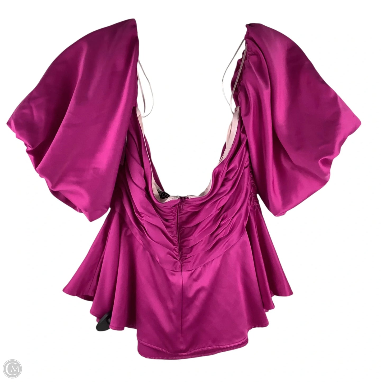 Top Short Sleeve By Amur In Pink, Size: 14