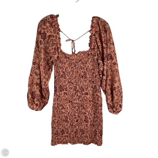 Dress Party Short By Free People In Peach, Size: S