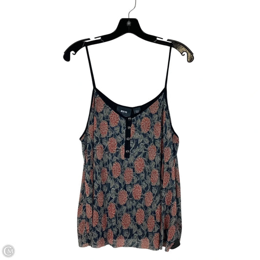 Top Sleeveless By Maeve In Floral Print, Size: S