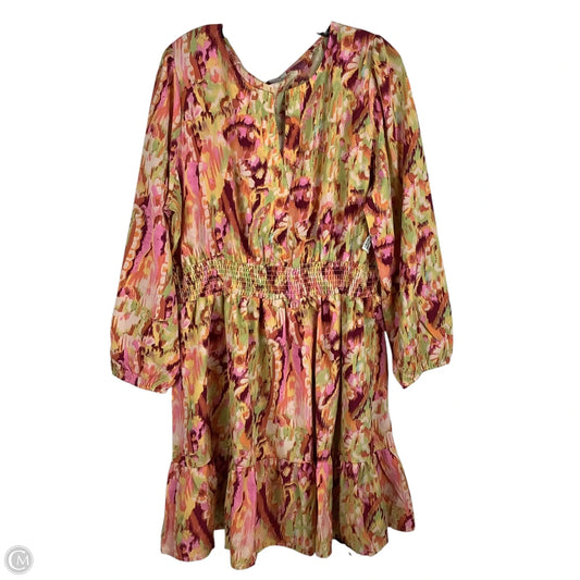 Dress Casual Short By Chicsoul In Multi-colored, Size: 3x