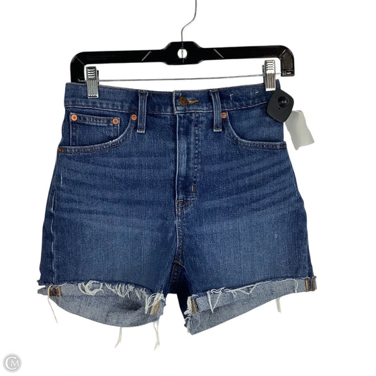 Shorts By Madewell In Blue Denim, Size: 2