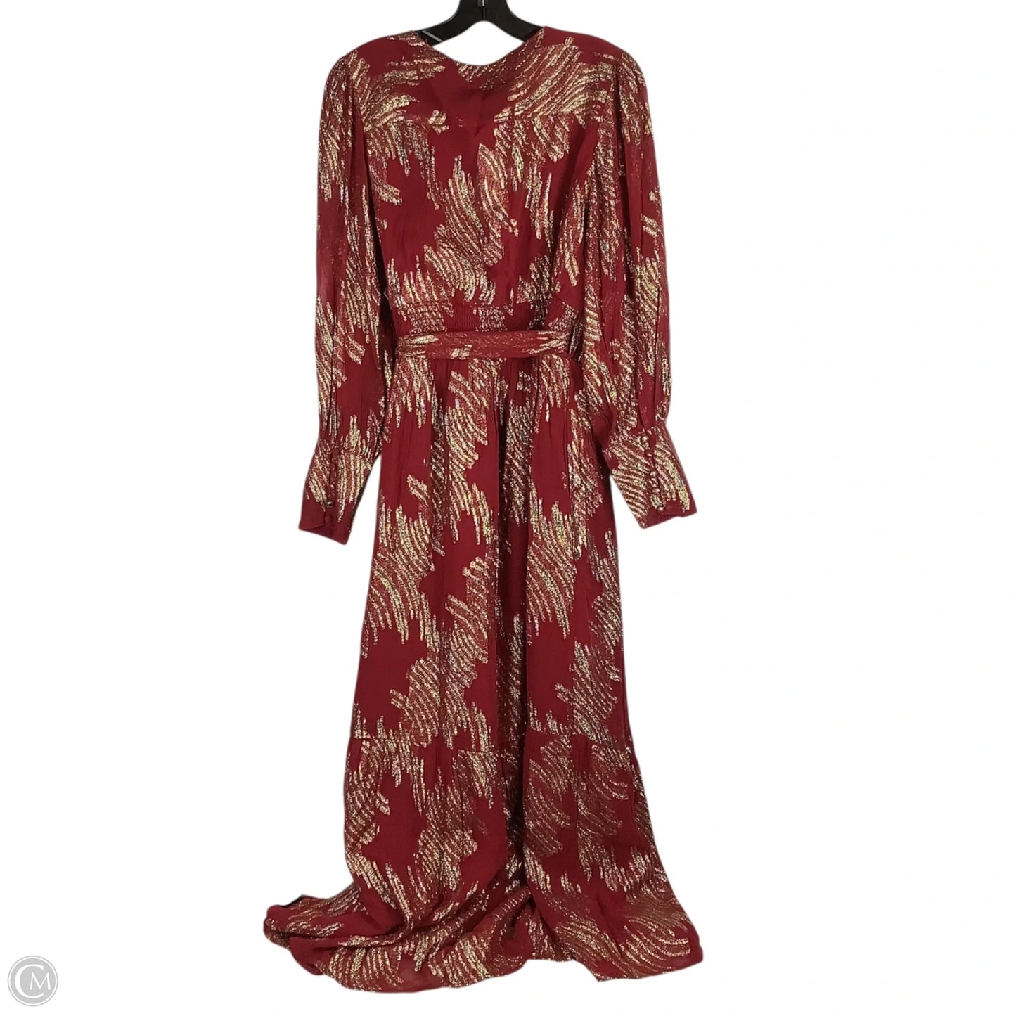Dress Party Long By Cmc In Maroon, Size: L
