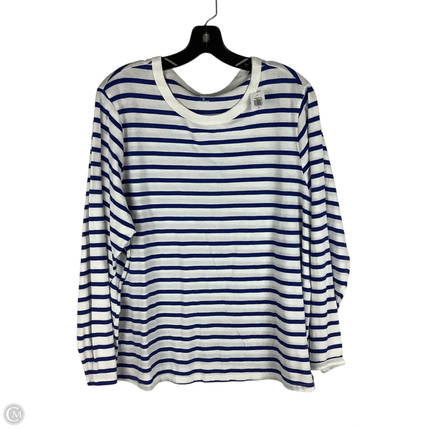 Top Long Sleeve Basic By Old Navy In Striped Pattern, Size: Xl